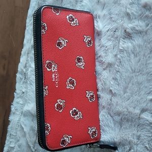 Coach Full Zip Wallet, EUC